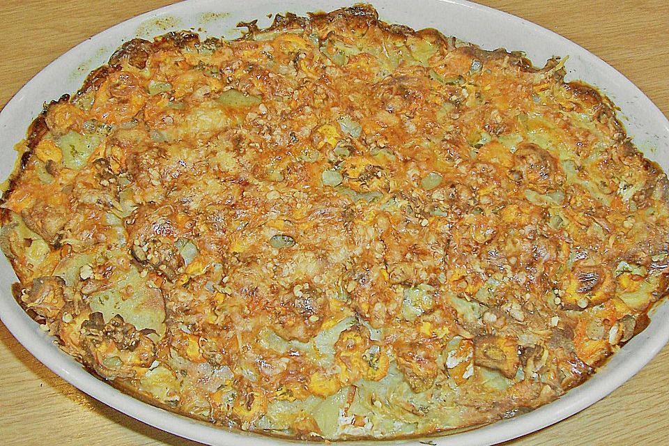 Kartoffel-Möhren-Gratin