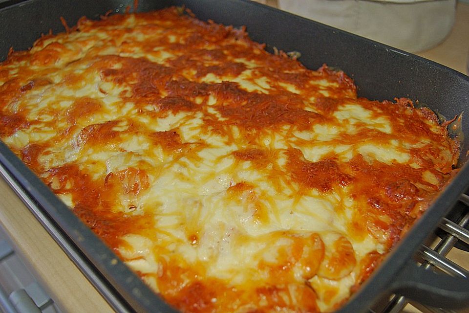 Kartoffel-Möhren-Gratin