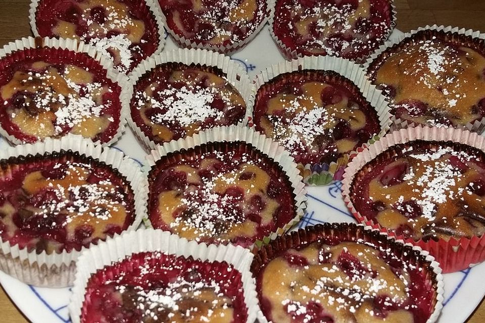 Muffins mit Fruchtjoghurt