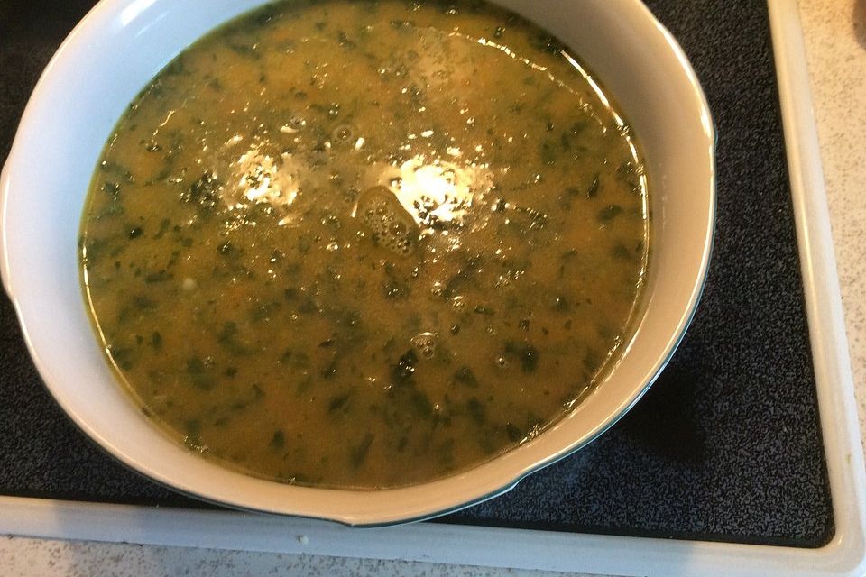 Kokos - Möhren - Spinat - Suppe