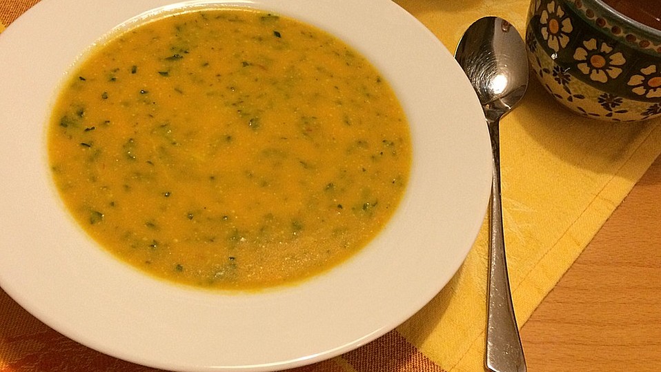 Kokos - Möhren - Spinat - Suppe von Kochpitti