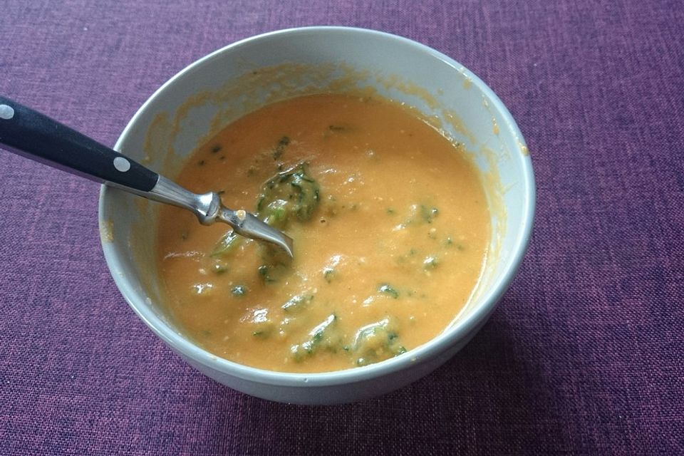 Kokos - Möhren - Spinat - Suppe