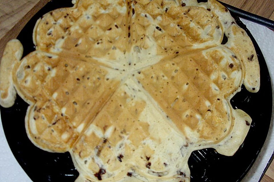 Stracciatella Waffeln