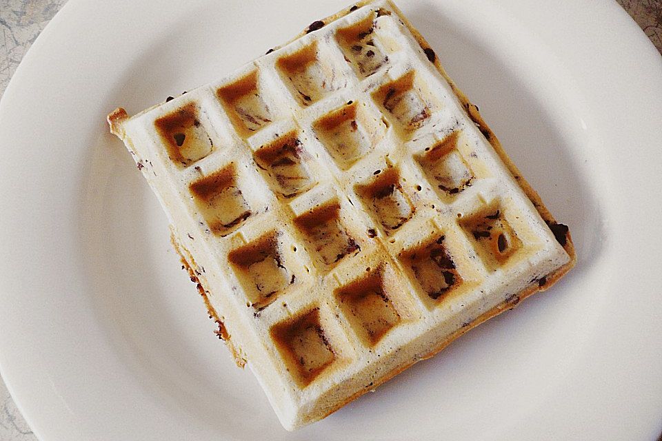 Stracciatella Waffeln