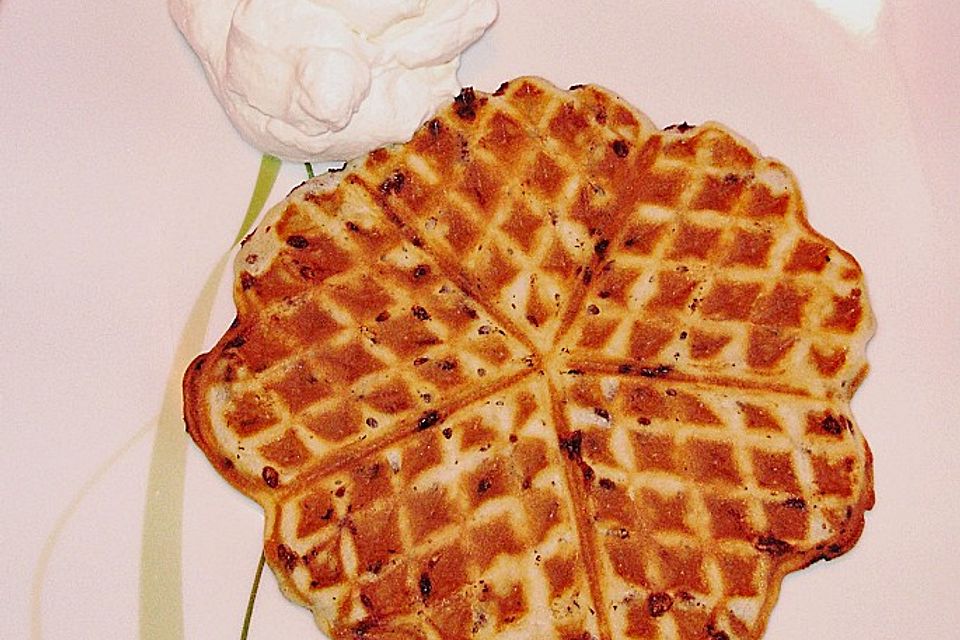 Stracciatella Waffeln