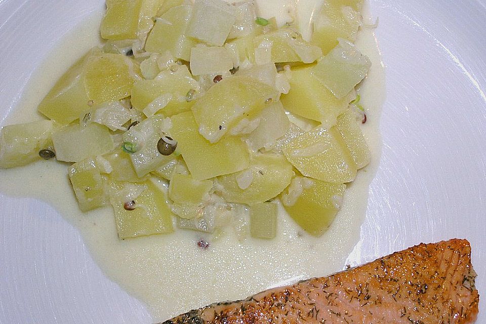 Cremige Kohlrabi - Kartoffeln