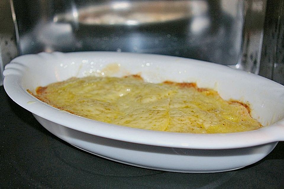 Schnelles Kartoffelgratin in der Mikrowelle