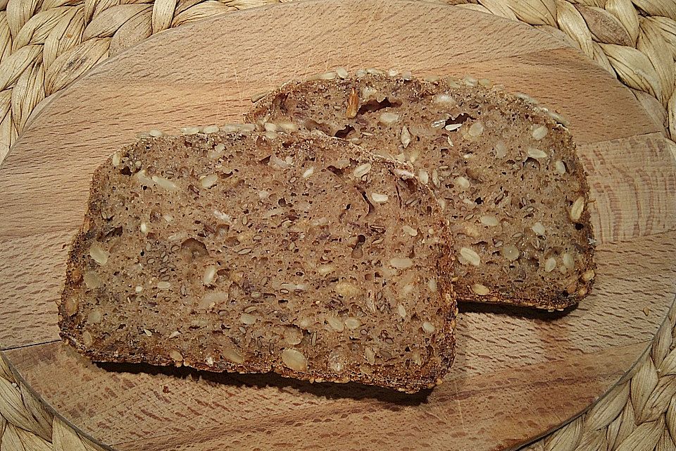 Mein Roggensauerteigbrot mit Sesamkruste