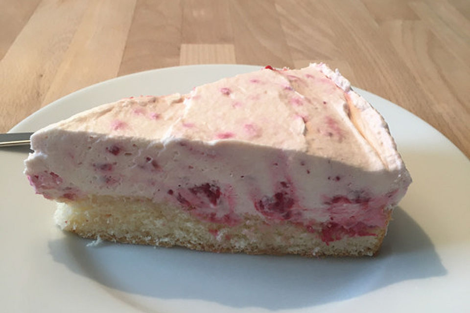 Philadelphia - Torte mit Himbeeren