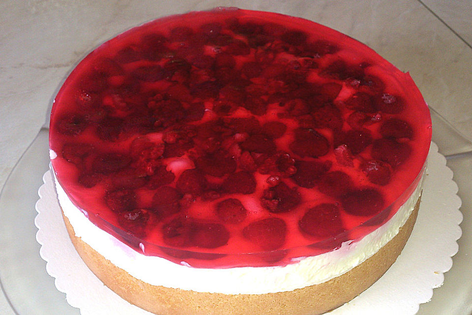 Philadelphia - Torte mit Himbeeren