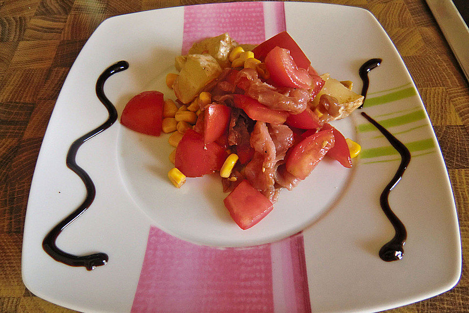 Harzerkäse - Tomatensalat