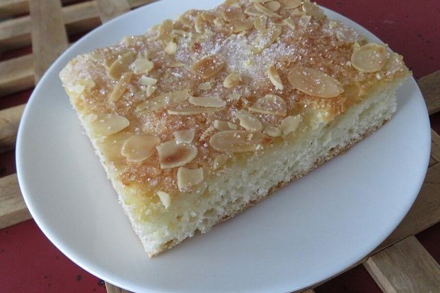 Butter-Zucker-Kuchen mit Mandelblättchen von pampela| Chefkoch