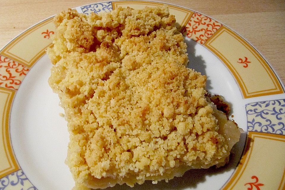 Apfelkuchen mit Streuseln