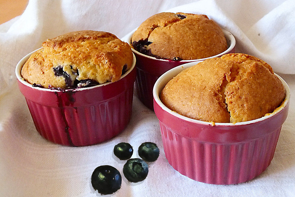 Mile high Blueberry Muffins