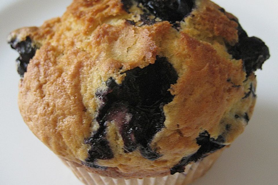 Mile high Blueberry Muffins