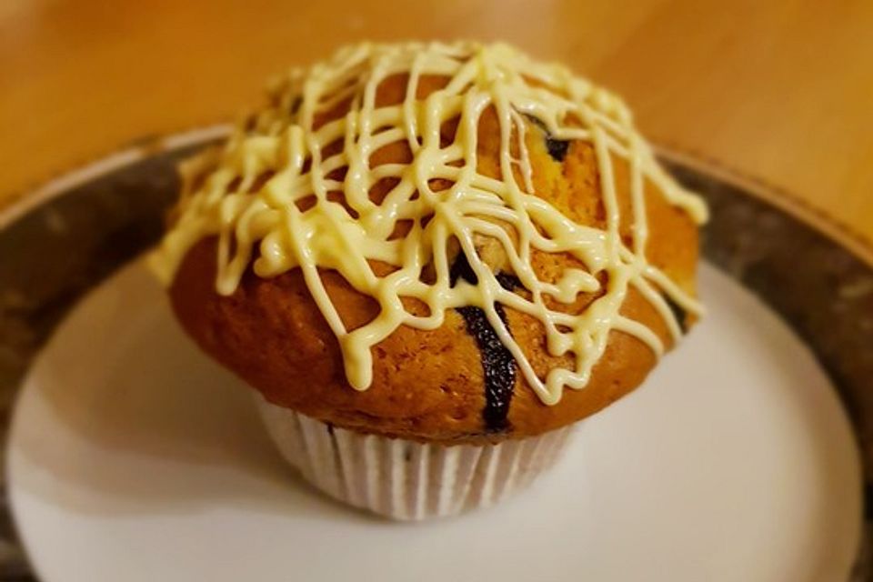 Mile high Blueberry Muffins