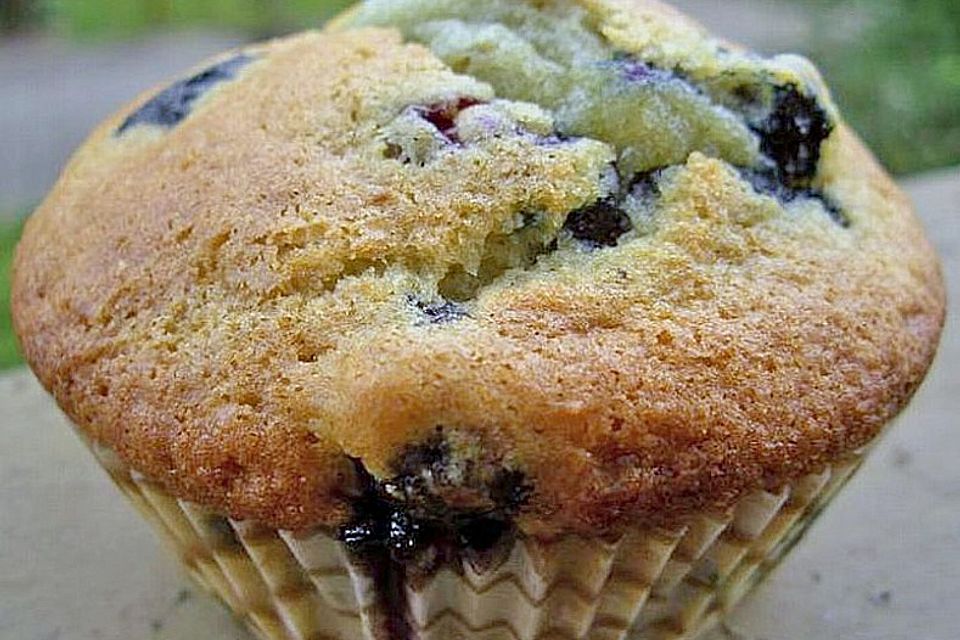 Mile high Blueberry Muffins