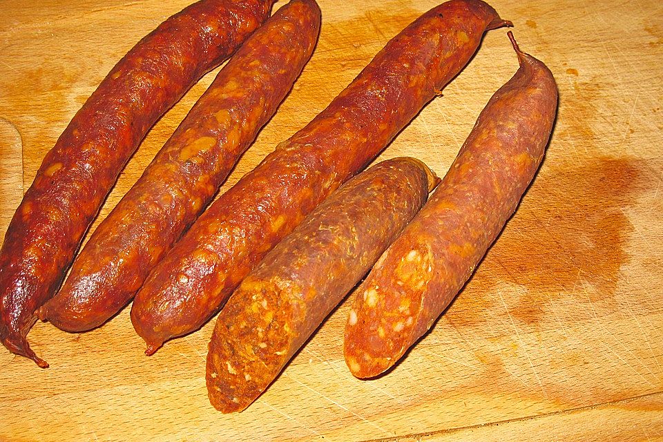 Knackwurst mit Paprika Knackwurst mit Paprika
