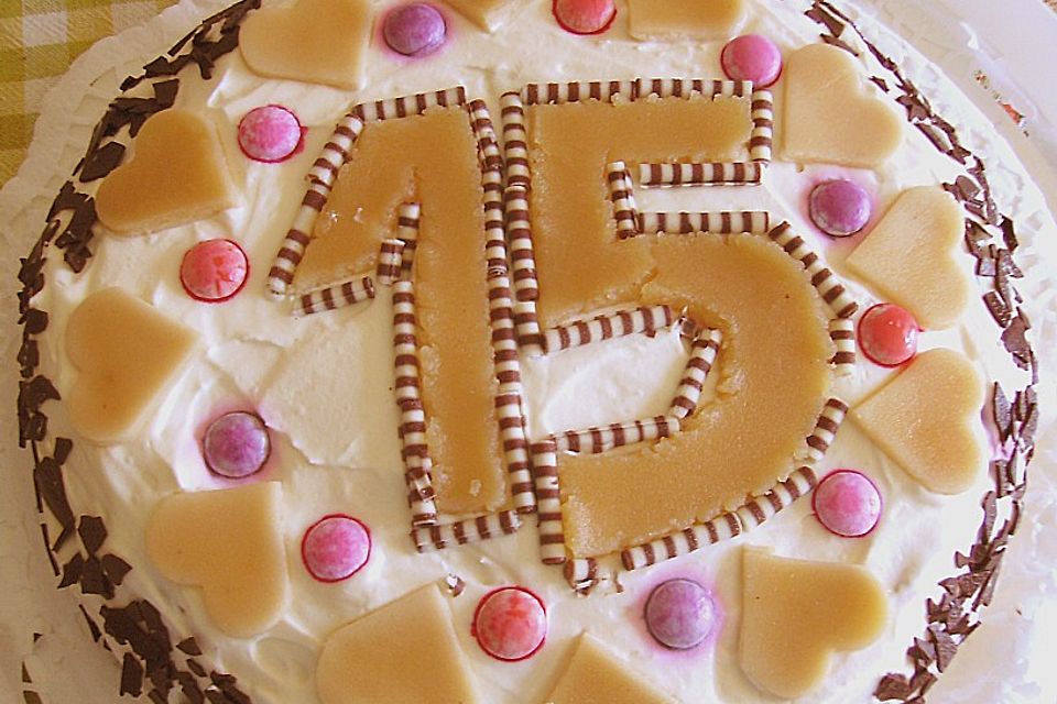 7 - Jahres - Torte