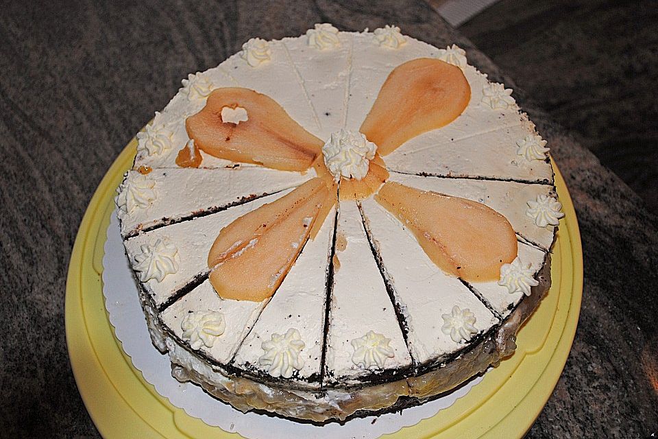 Birnen - Schmand - Kuchen