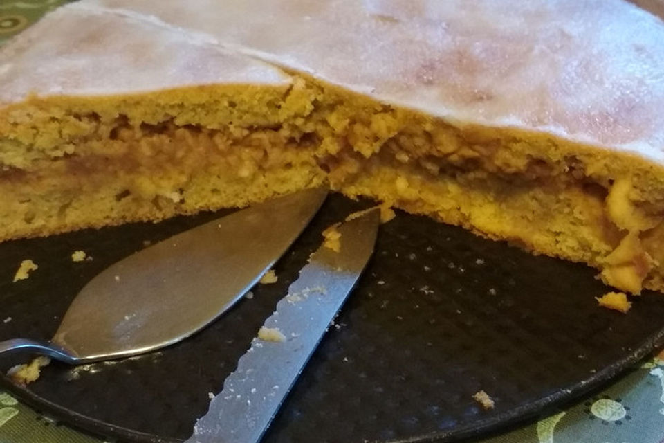 Apfelkuchen mit Decke à la Sylvia