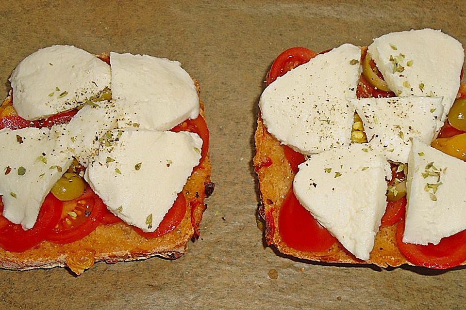 Tomaten - Mozzarella - Brötchen