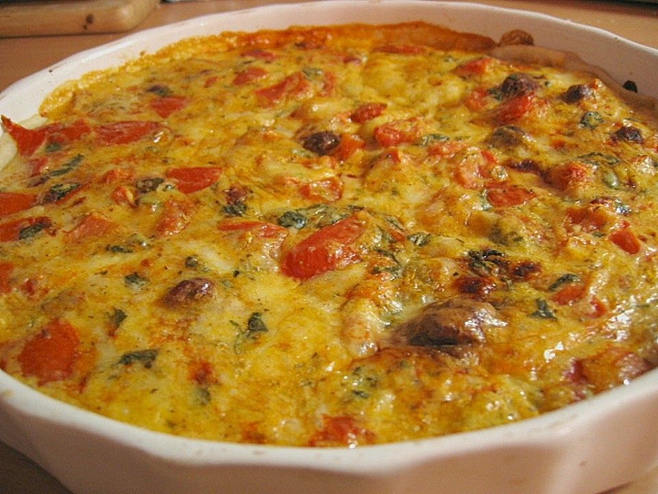 Tomaten - Quiche mit Mozzarella von Kräuterweible9| Chefkoch