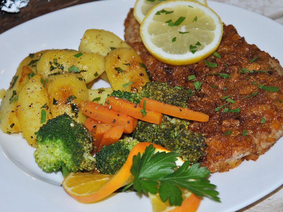 Schnitzel In Cornflakes Kruste Chefkoch