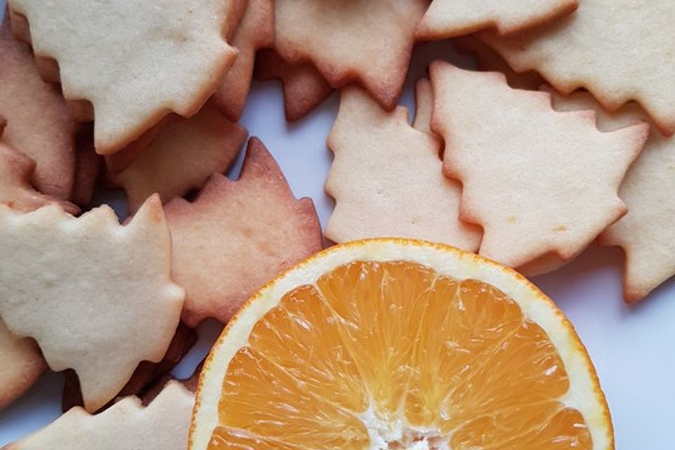 Orangenplätzchen Orangenplätzchen