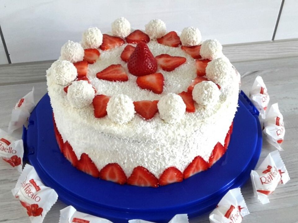Erdbeer-Raffaello-Torte von Elli K.| Chefkoch