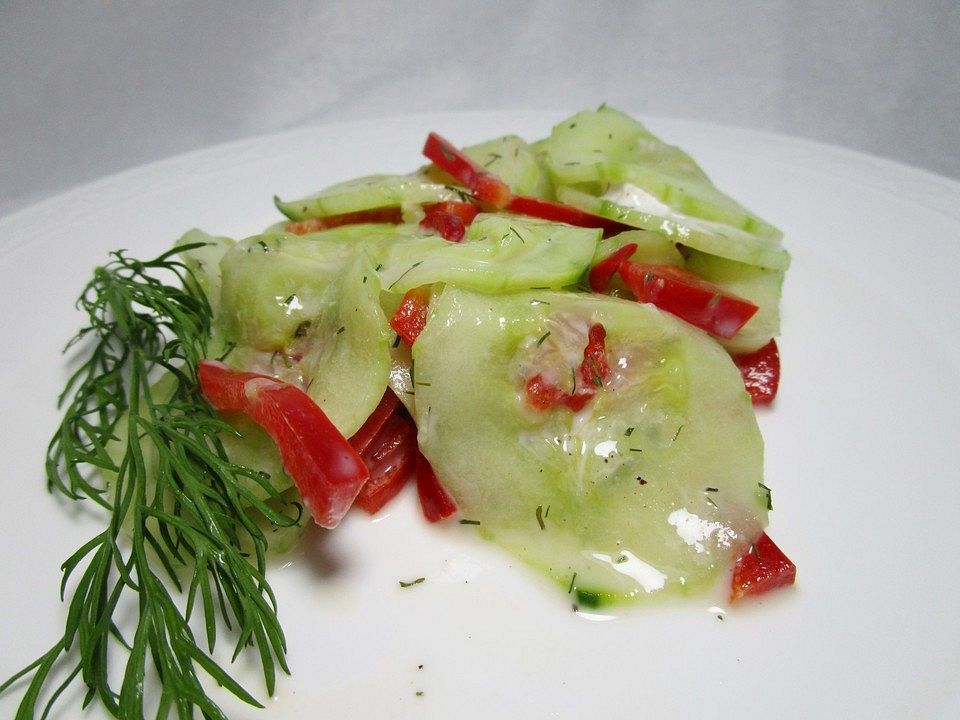 Ungarischer Gurkensalat von manujetter | Chefkoch