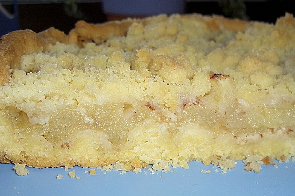 Apfel-Streusel-Kuchen mit Mürbteig