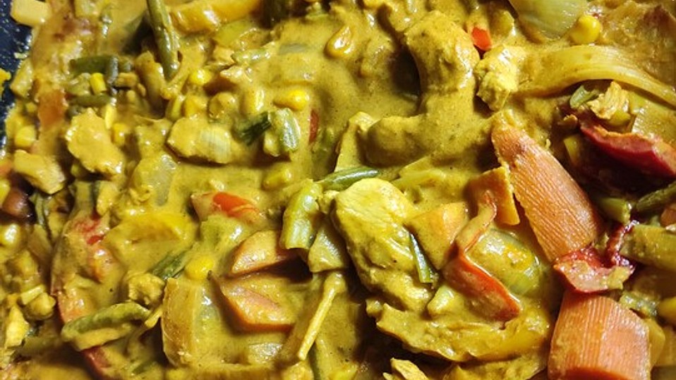 Indische Gemüsepfanne mit Huhn von dany5