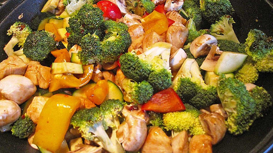 Indische Gemüsepfanne mit Huhn von dany5