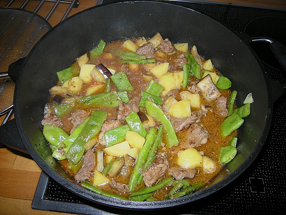 Lammtopf mit grünen Bohnen und Kirschtomaten von GrauLoewin| Chefkoch
