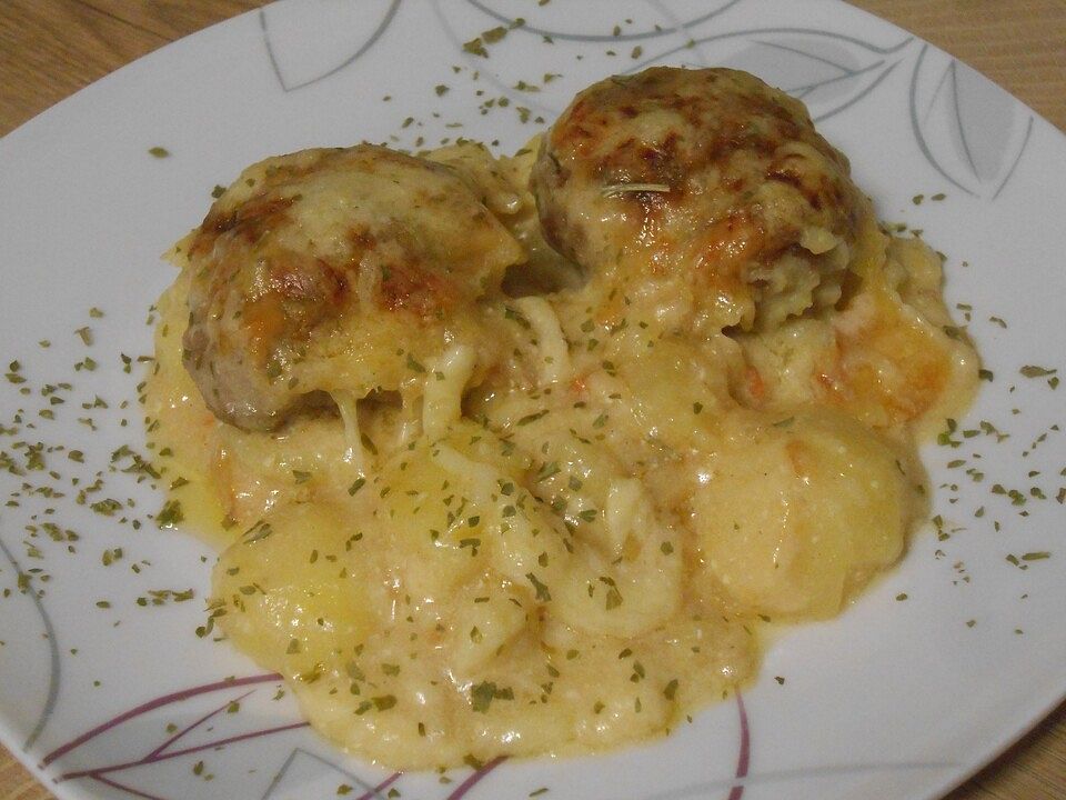 Frikadellen-Kartoffel-Auflauf| Chefkoch