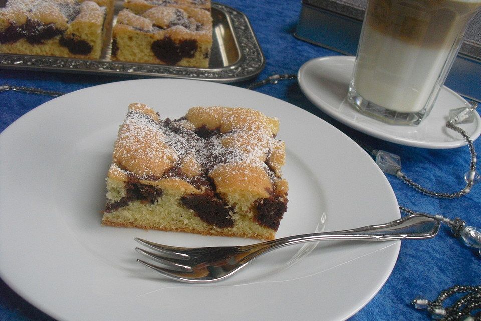 Versunkener Streuselkuchen