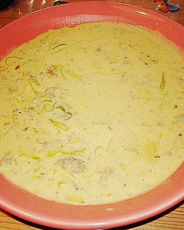 Backbienes Käse - Sahne - Suppe