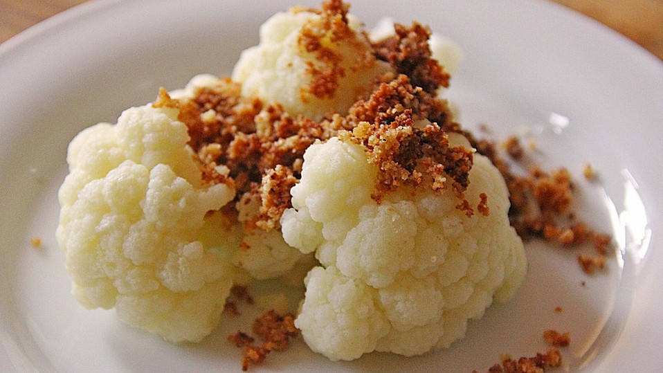 Blumenkohl mit Semmelbröseln von Shadowstar