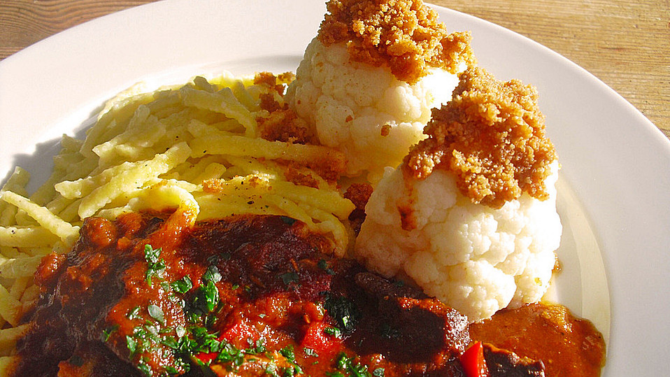 Blumenkohl mit Semmelbröseln von Shadowstar