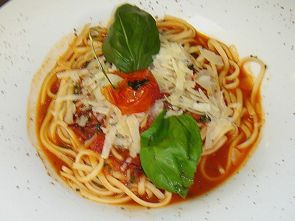 Spaghetti mit Tomatensoße von T.Biggi| Chefkoch