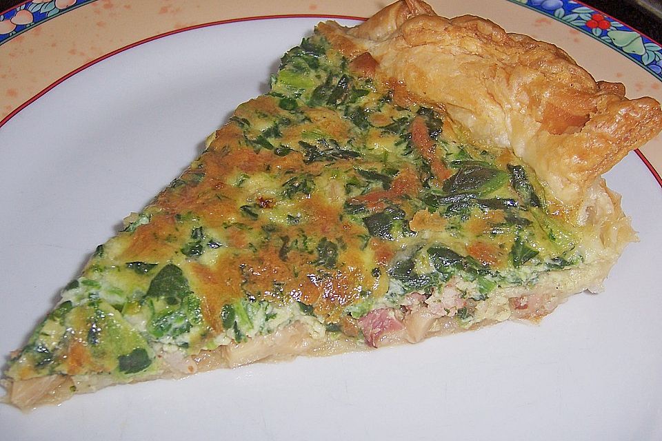 Lauchtorte mit Blätterteig Lauchtorte mit Blätterteig