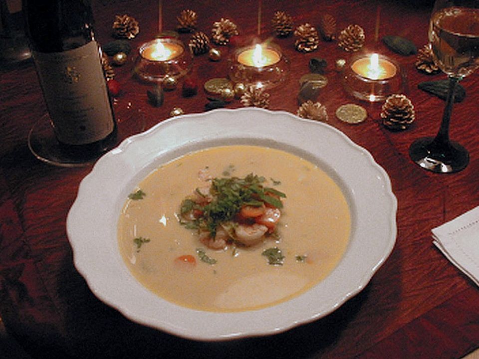 Suppe von Riesengarnelen mit Mascarpone von SteffyPeter| Chefkoch