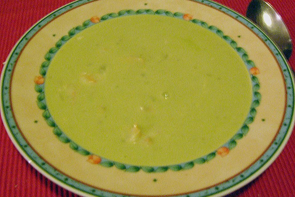 Shrimps - Suppe mit Avocados