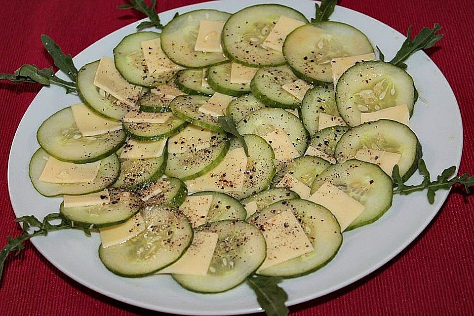 Käse - Gurken - Carpaccio