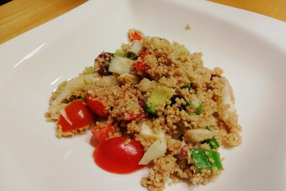 Curry - Couscous mit Nüssen