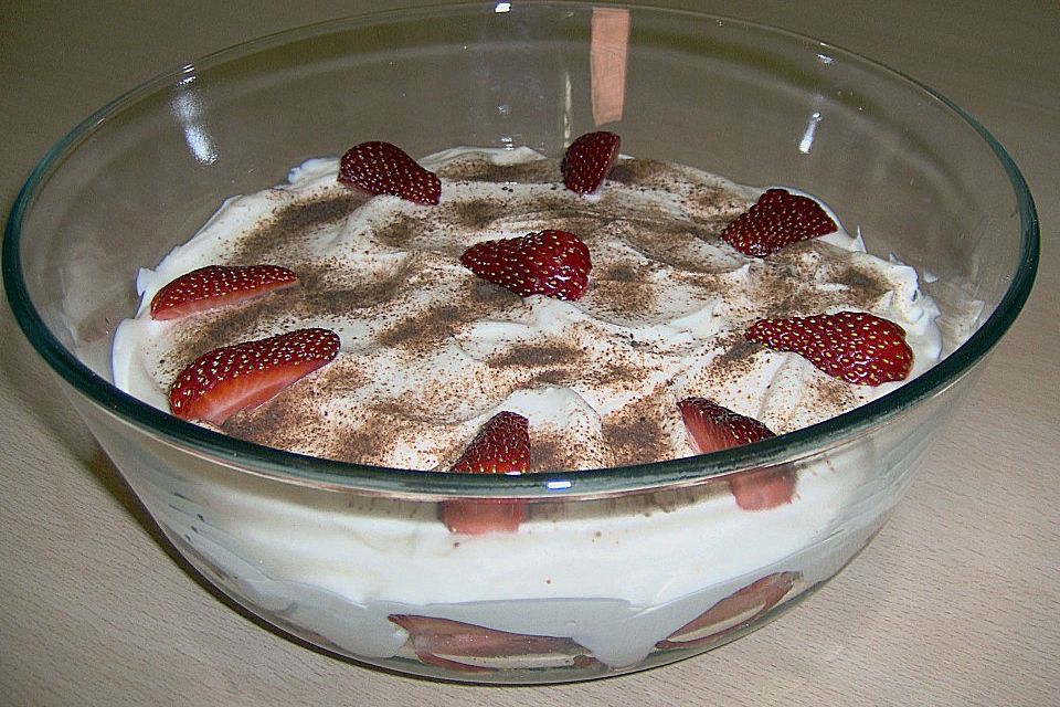 Erdbeer - Quark - Tiramisu