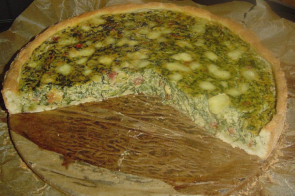 Rucola - Spinat - Quiche