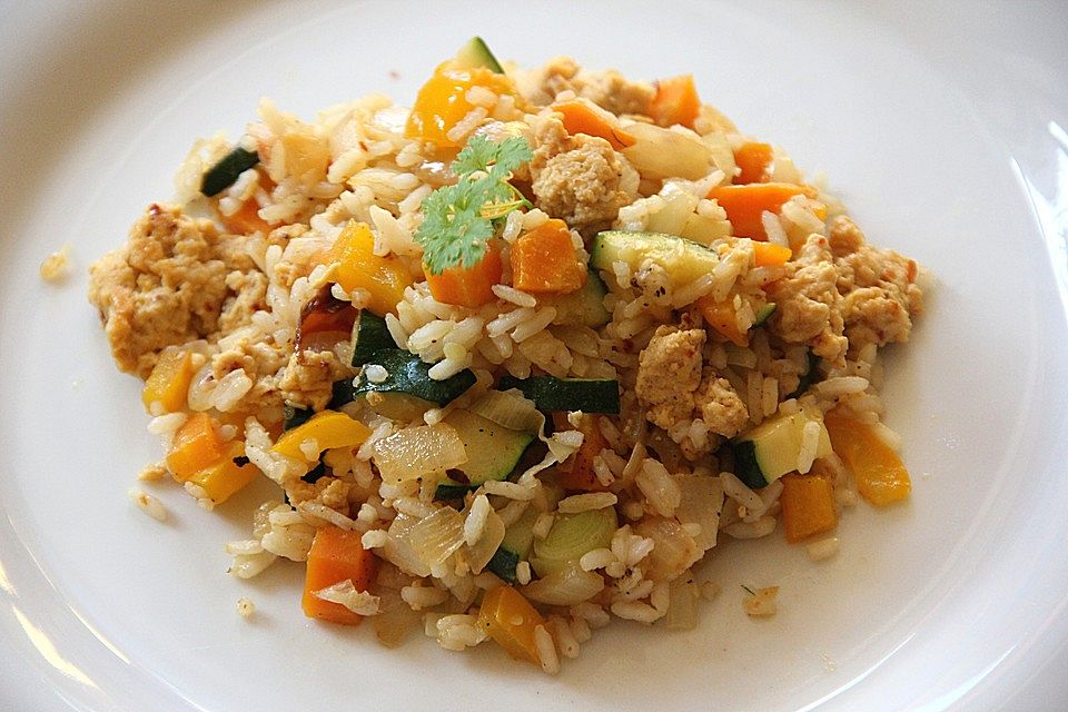 Vegetarisches Nasi - Goreng