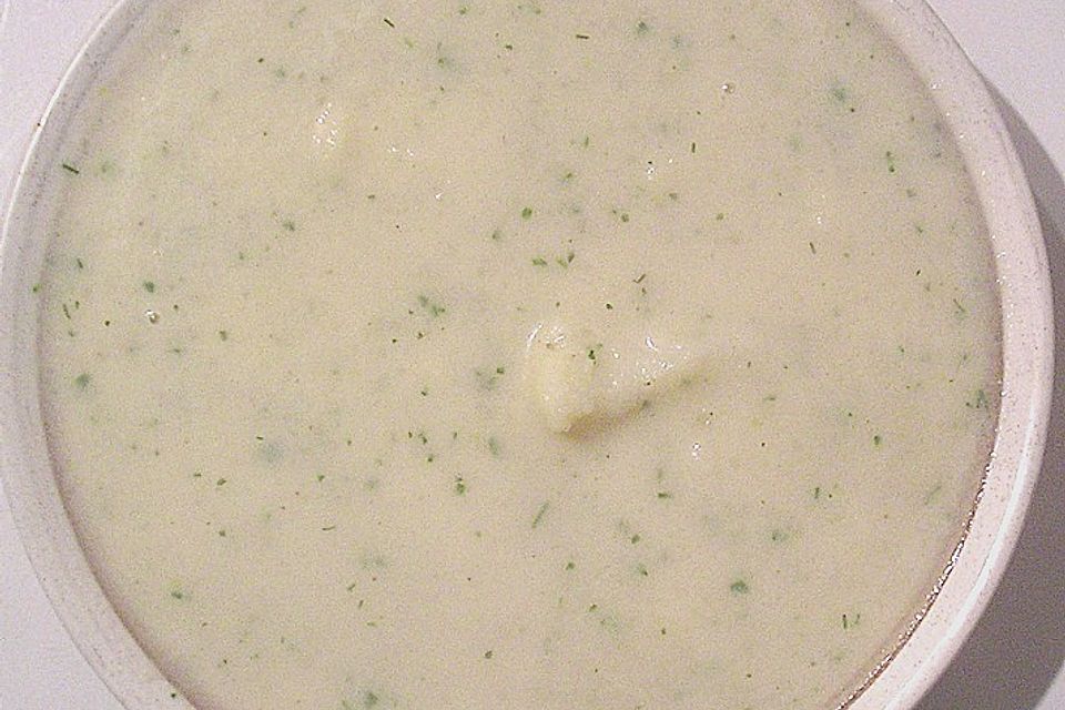 Blumenkohl - Käse - Suppe